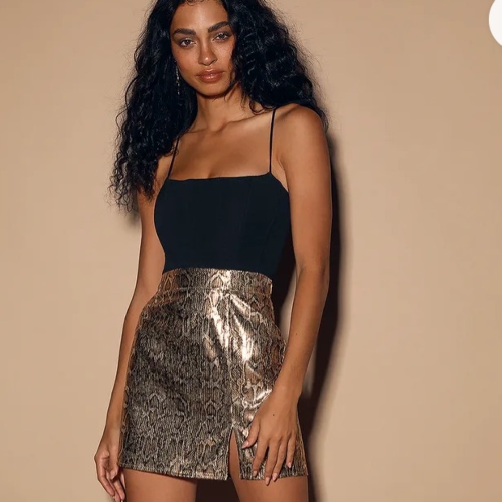 NWT Lost &Wonder Snake Print Skirt